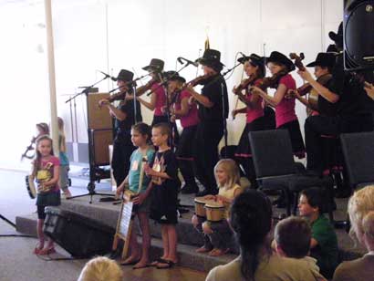 ReStrung playing at Stair Library